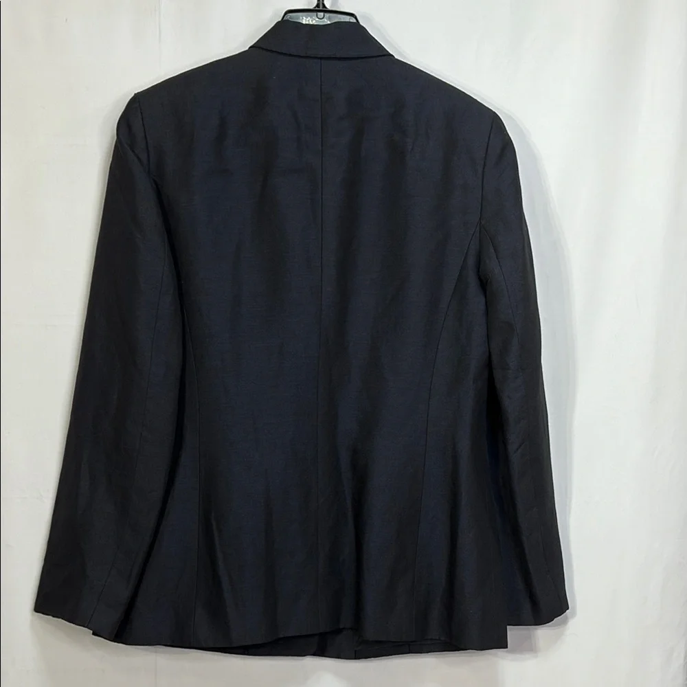 🐊 Ann Taylor linen blend four button Blazer